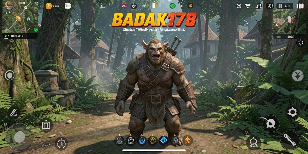 Tampilan gameplay menarik dari BADAK178 yang menunjukkan detail simulasi.