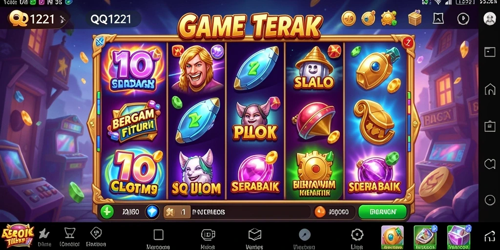 Tampilan gameplay Slot yang menarik di QQ1221.