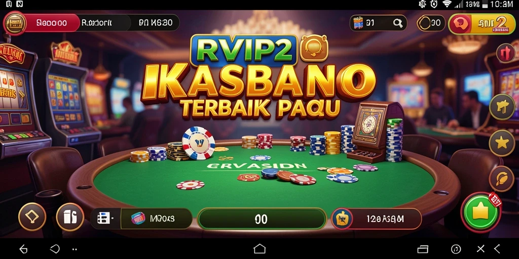 Tampilan menarik dan realistis dari gameplay Kasino RVIP2.