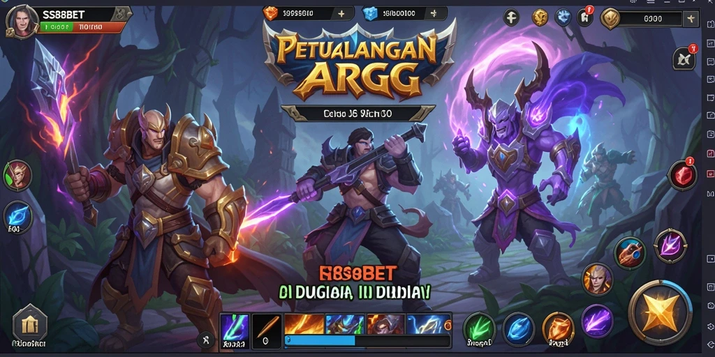 Tampilan gameplay seru di dunia fantasi SS88BET.