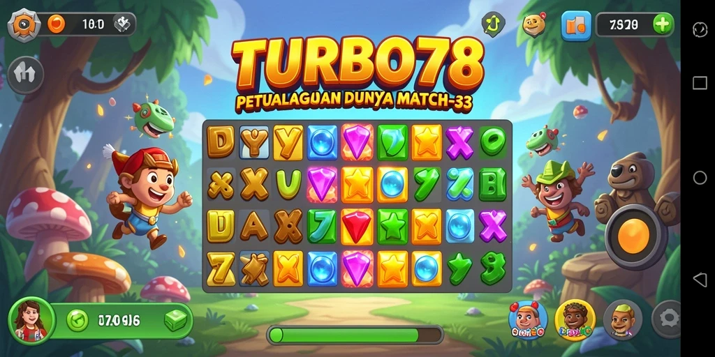 Gameplay seru dan penuh warna di TURBO78.
